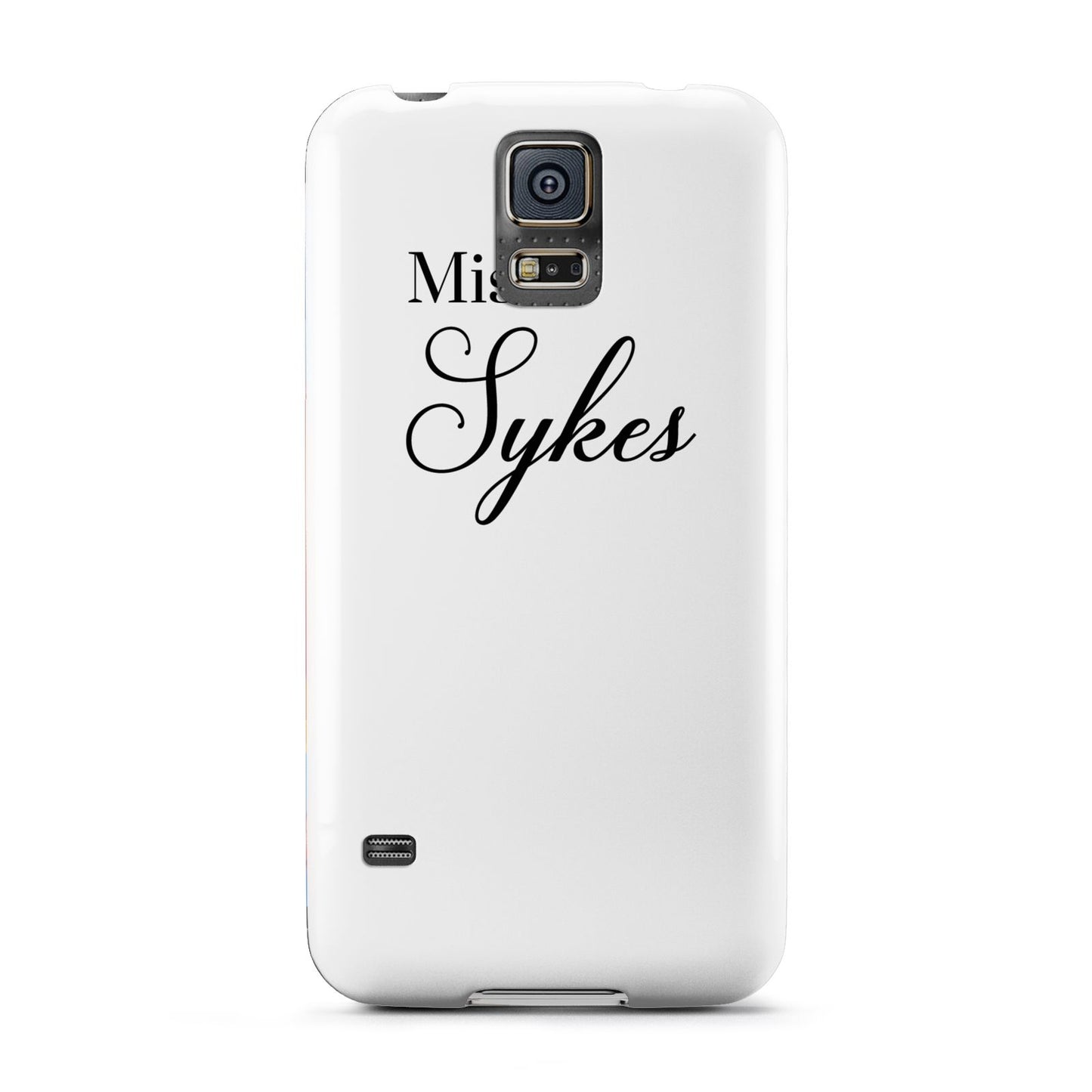 Personalised Wedding Name Miss Samsung Galaxy S5 Case