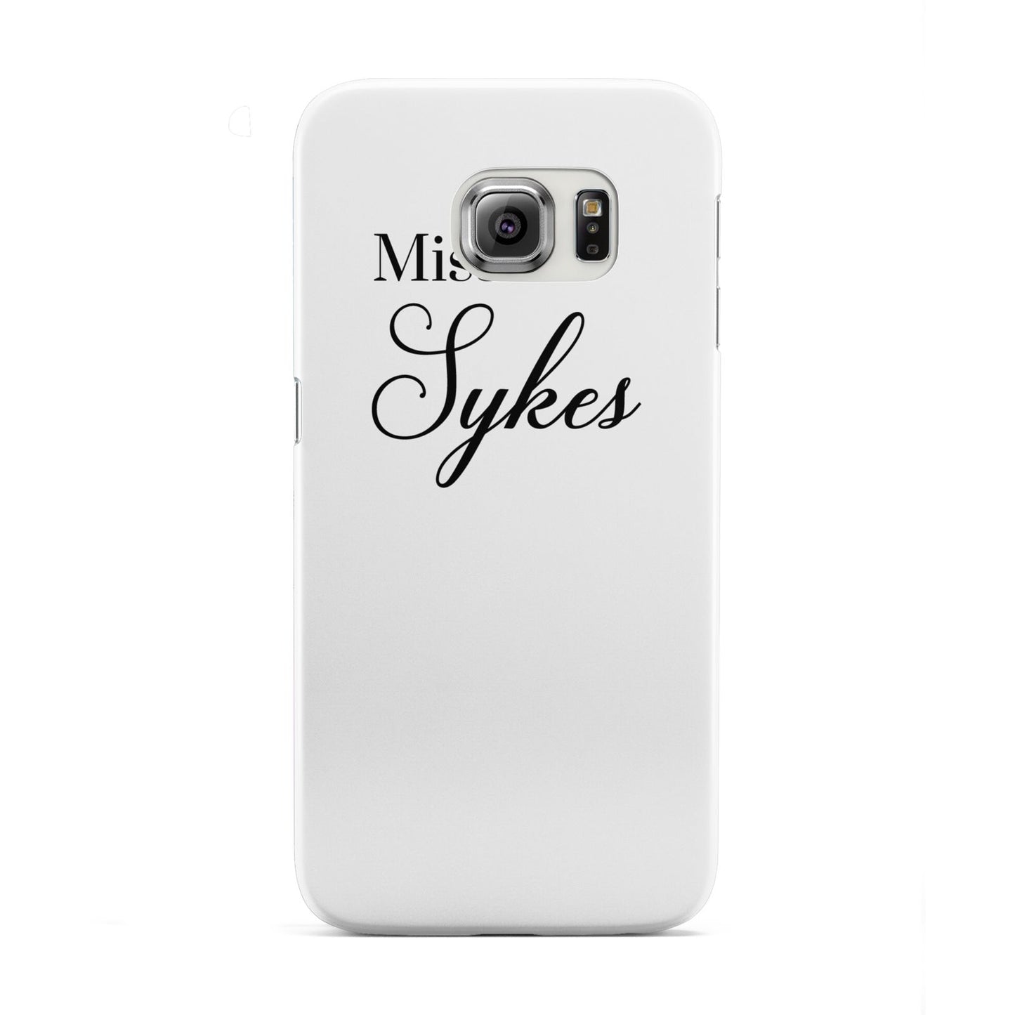 Personalised Wedding Name Miss Samsung Galaxy S6 Edge Case