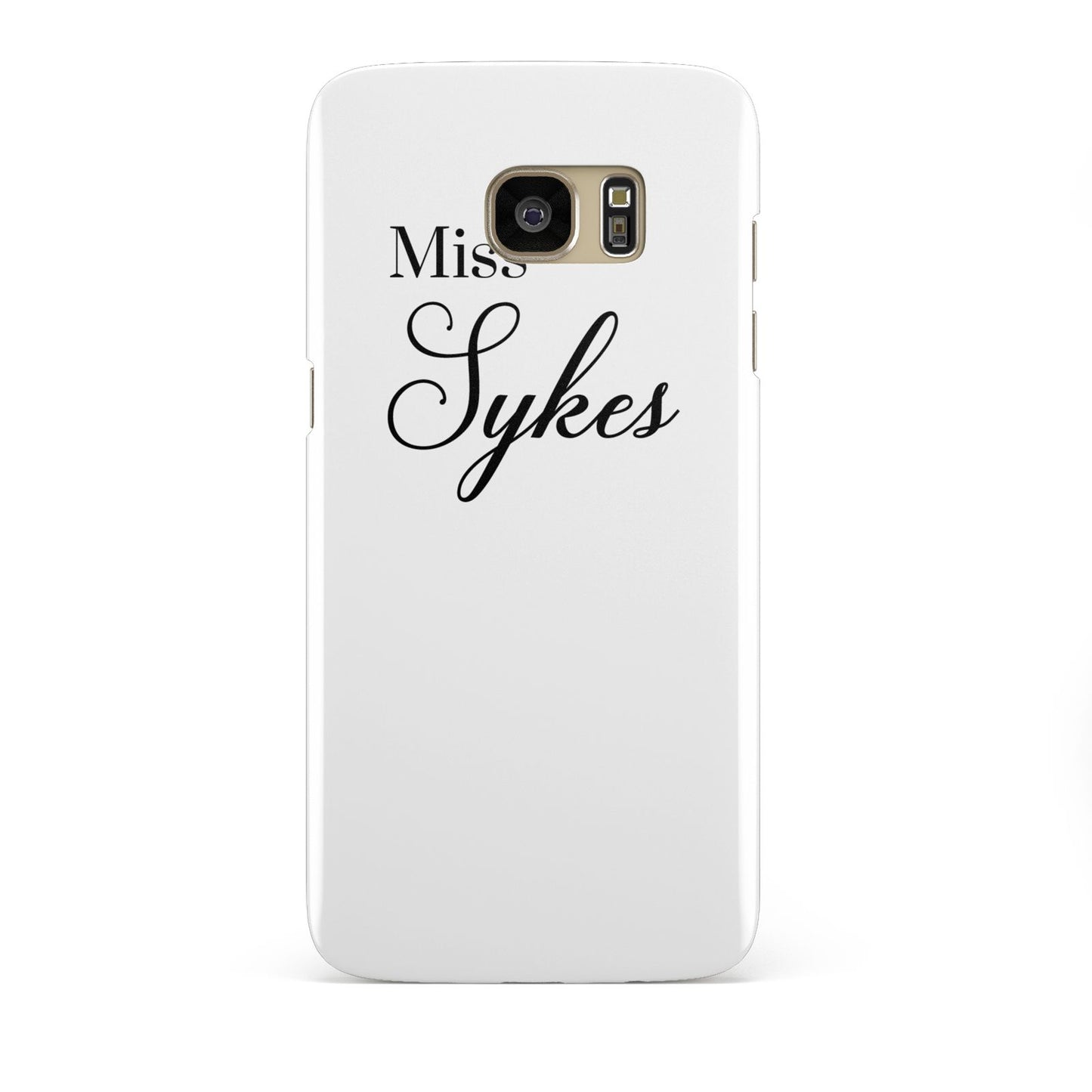 Personalised Wedding Name Miss Samsung Galaxy S7 Edge Case