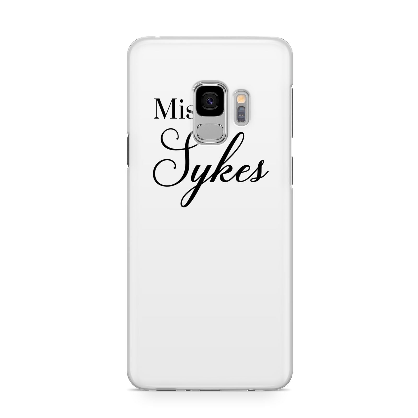 Personalised Wedding Name Miss Samsung Galaxy S9 Case