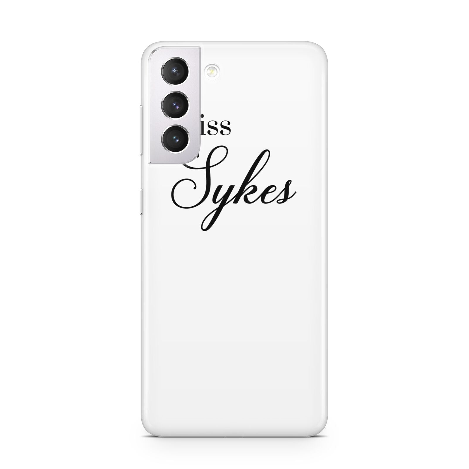 Personalised Wedding Name Miss Samsung S21 Case