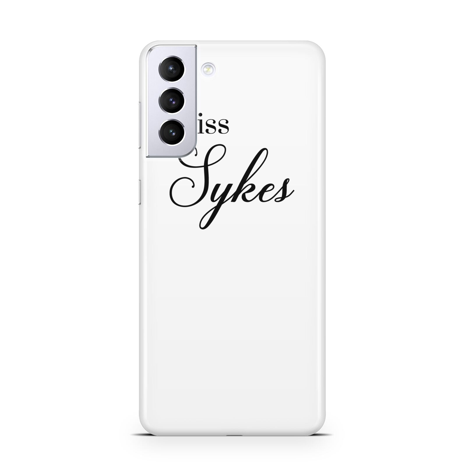 Personalised Wedding Name Miss Samsung S21 Plus Case