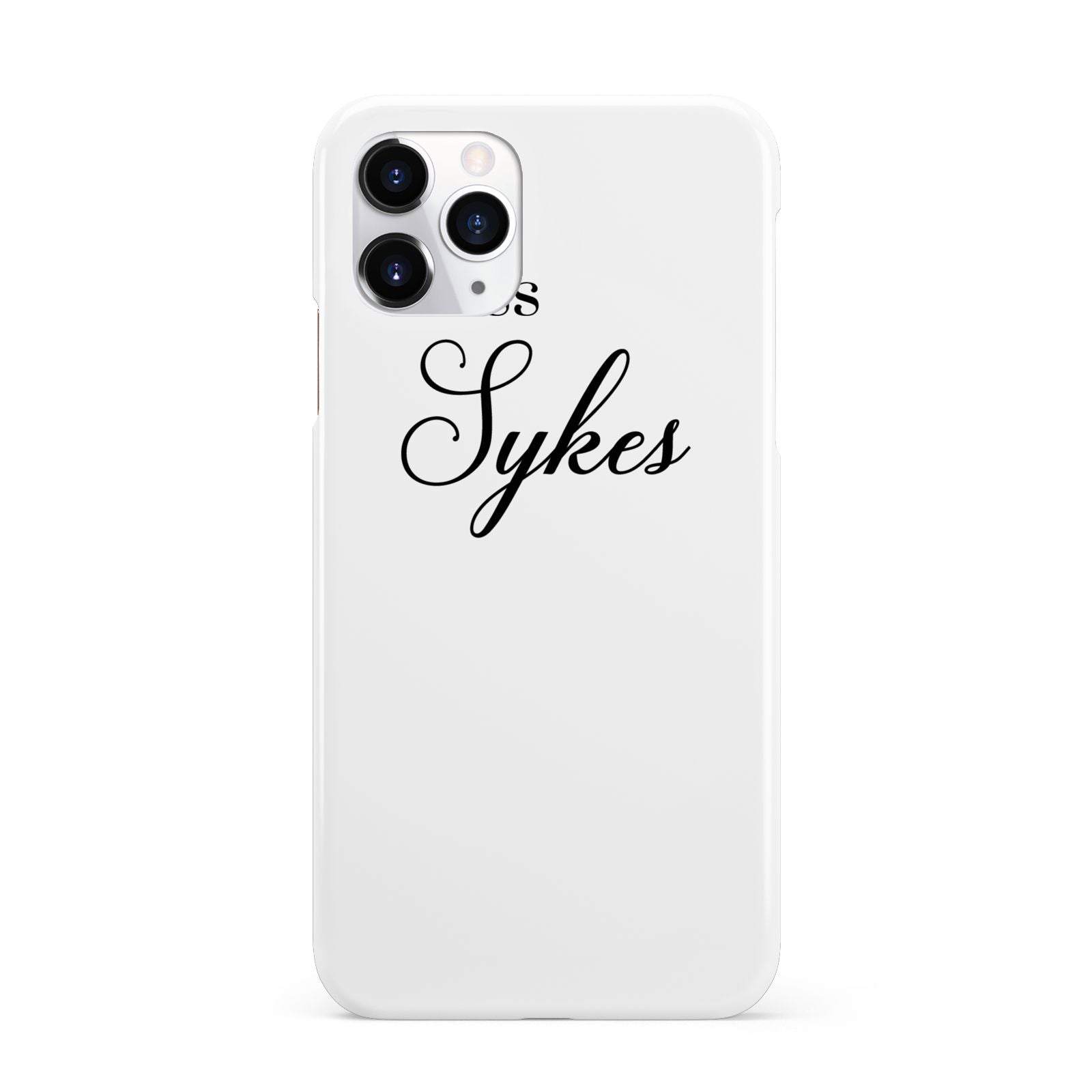 Personalised Wedding Name Miss iPhone 11 Pro 3D Snap Case