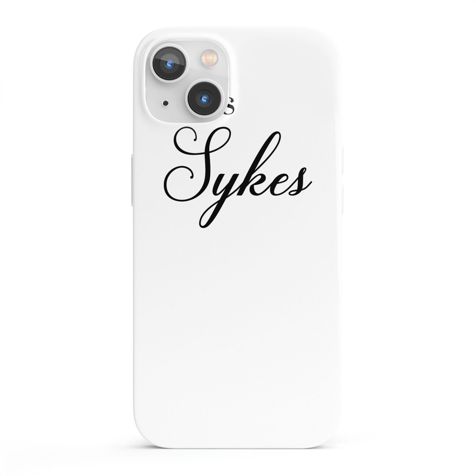 Personalised Wedding Name Miss iPhone 13 Full Wrap 3D Snap Case