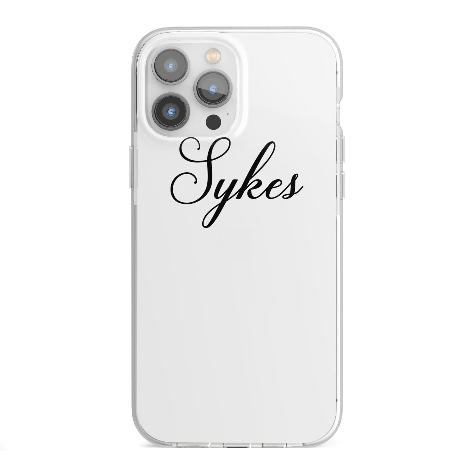 Personalised Wedding Name Miss iPhone 13 Pro Max TPU Impact Case with White Edges