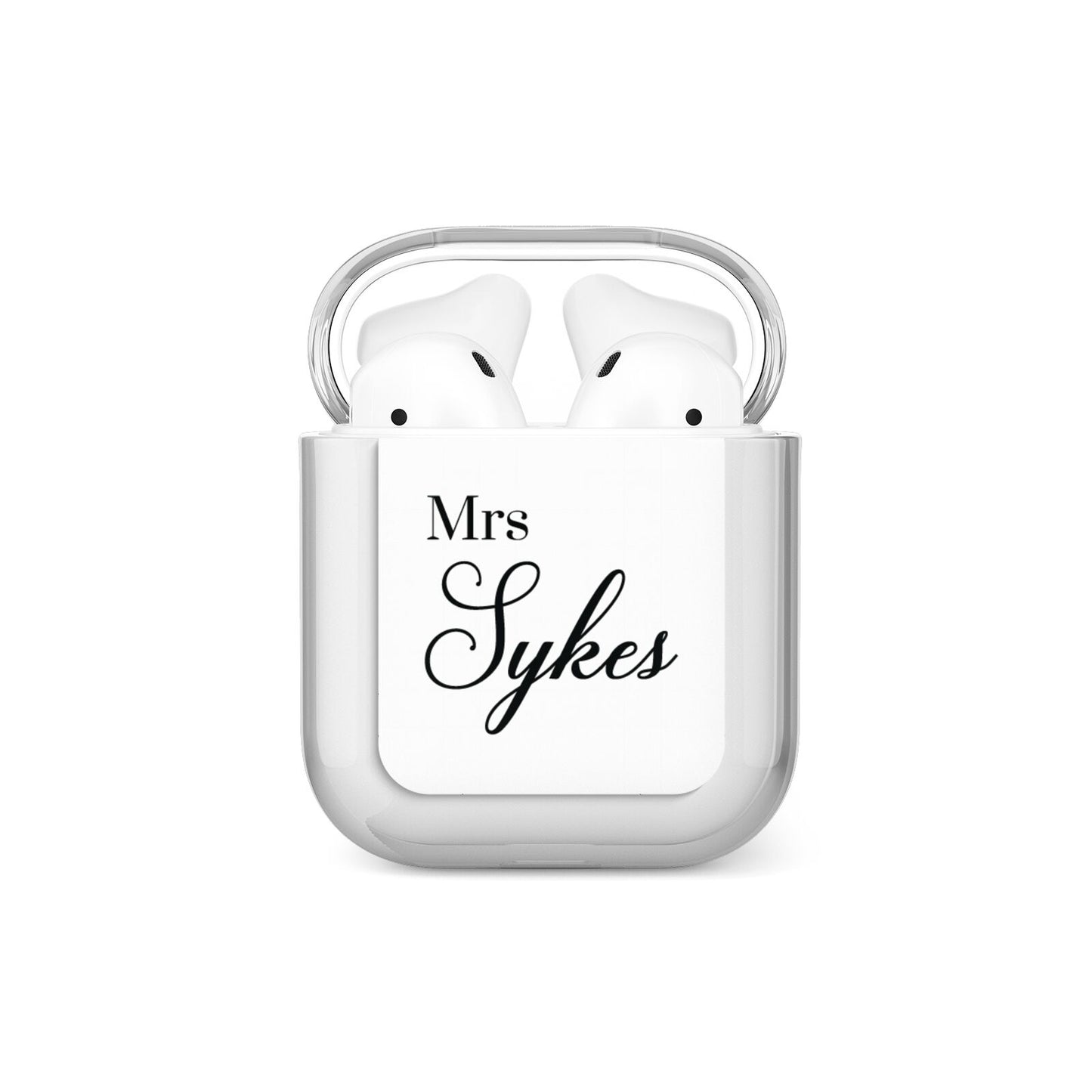 Personalised Wedding Name Mrs AirPods Case