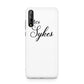 Personalised Wedding Name Mrs Huawei Enjoy 10s Phone Case
