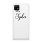 Personalised Wedding Name Mrs Huawei Enjoy 20 Phone Case