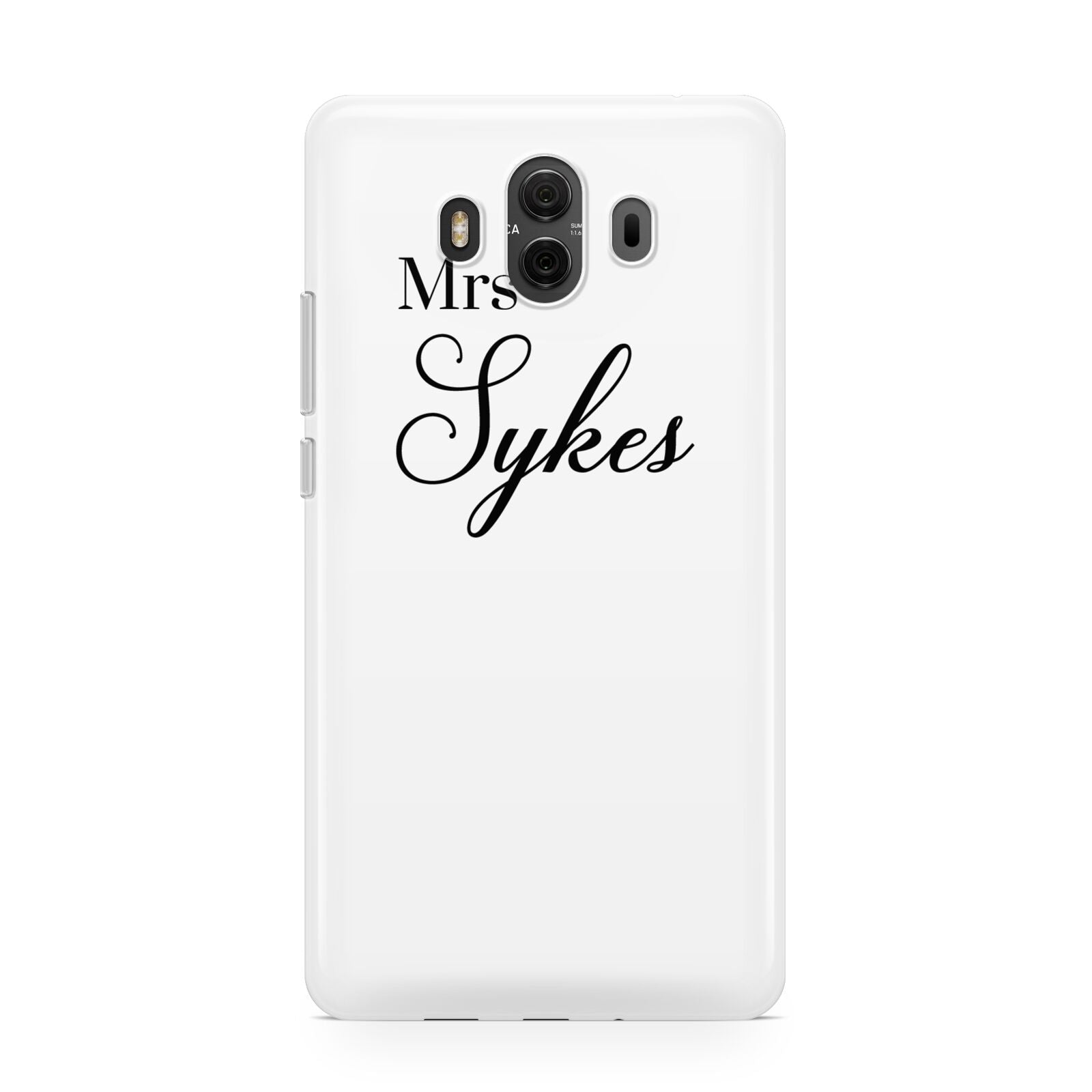 Personalised Wedding Name Mrs Huawei Mate 10 Protective Phone Case