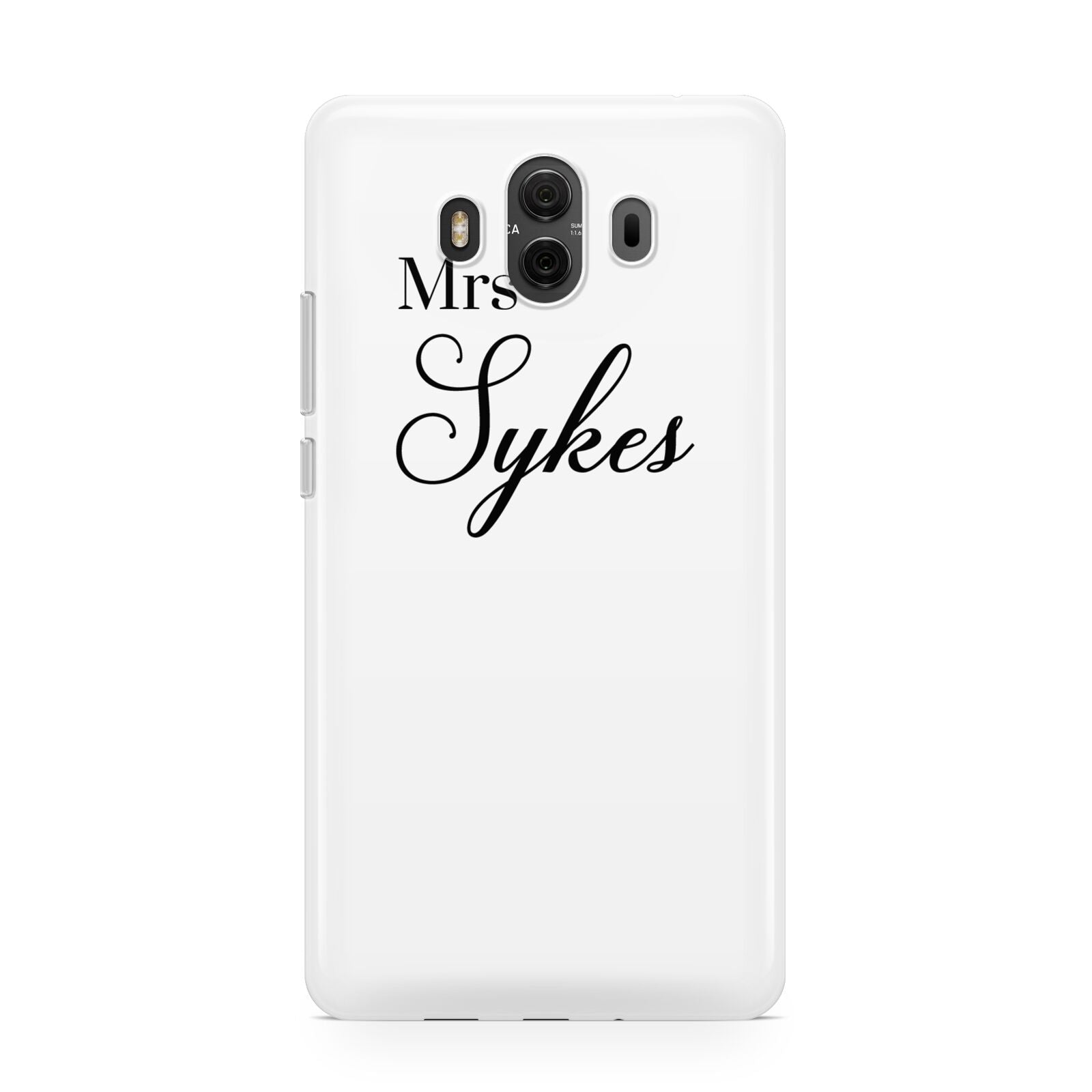 Personalised Wedding Name Mrs Huawei Mate 10 Protective Phone Case