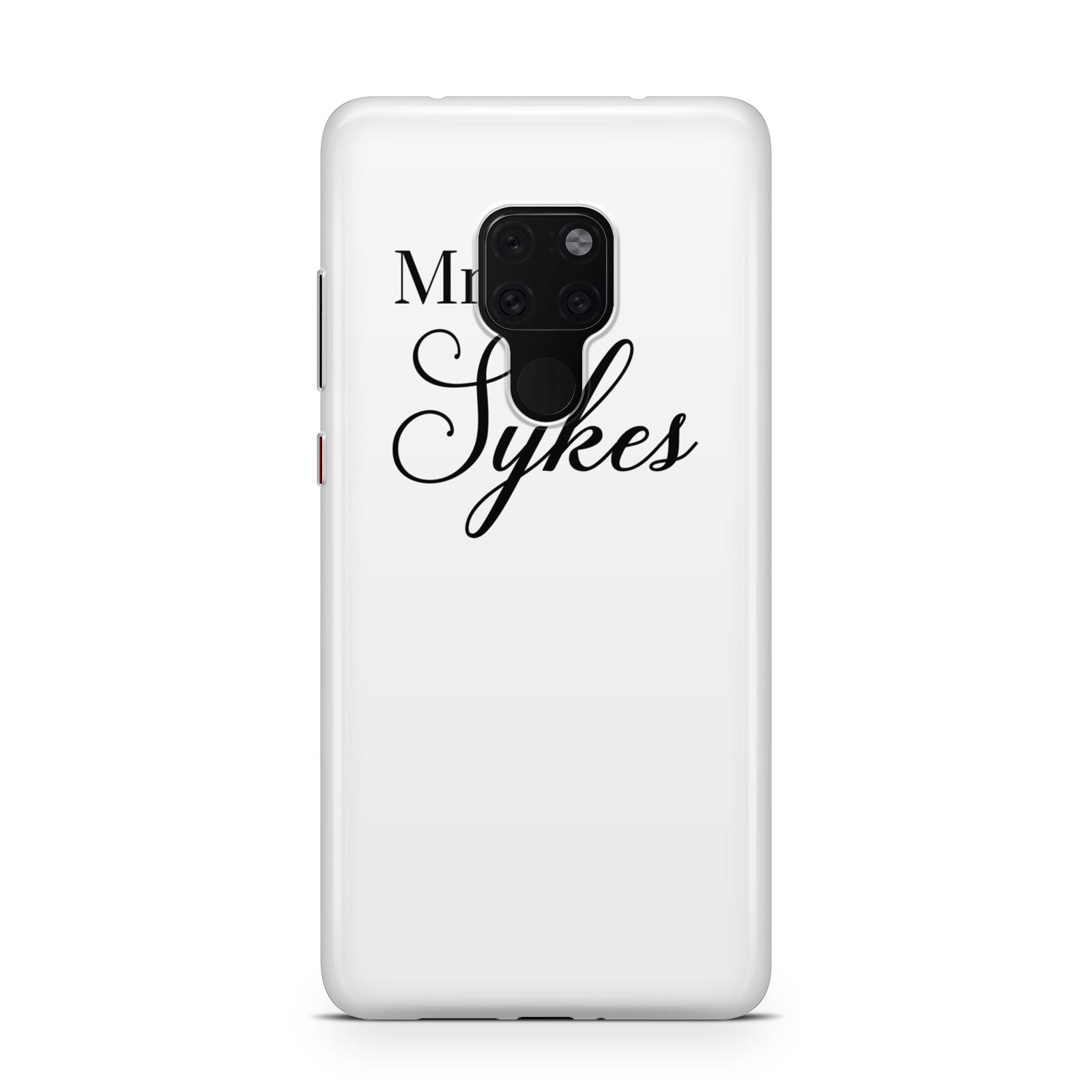 Personalised Wedding Name Mrs Huawei Mate 20 Phone Case