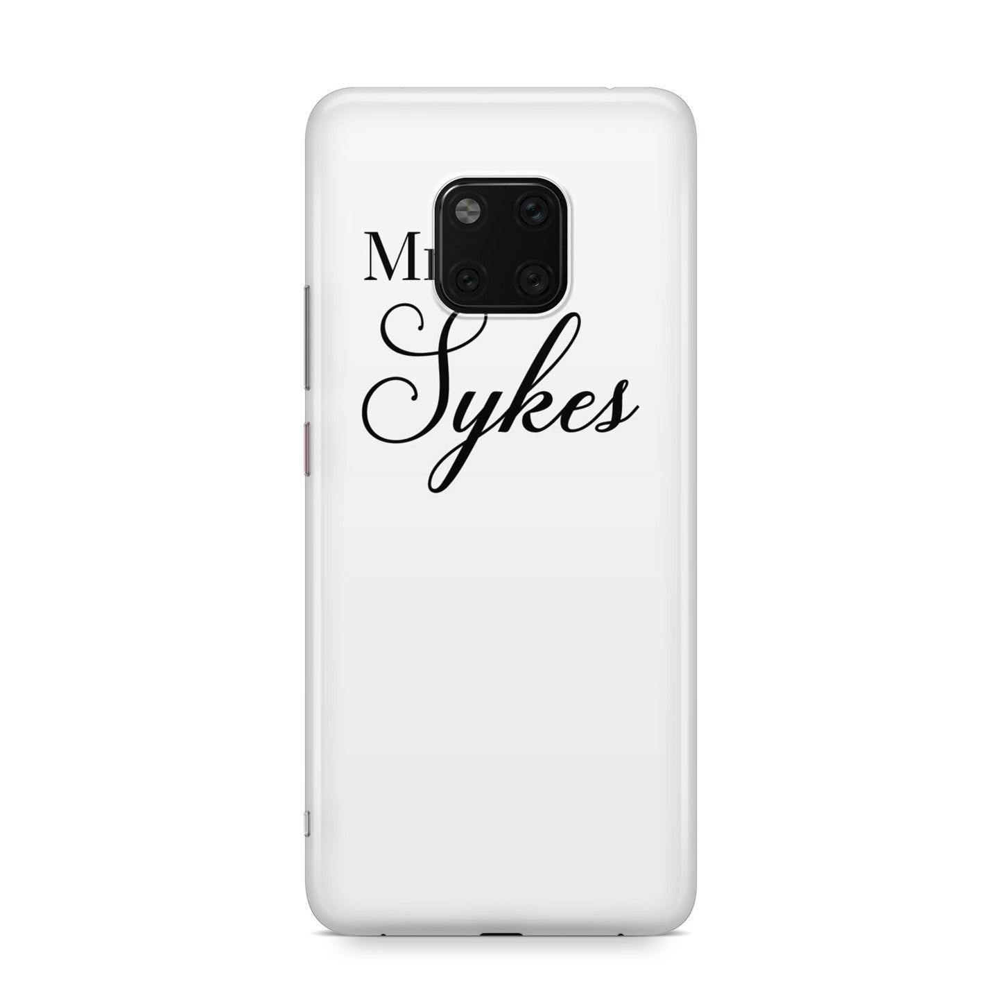Personalised Wedding Name Mrs Huawei Mate 20 Pro Phone Case