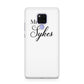 Personalised Wedding Name Mrs Huawei Mate 20X Phone Case