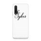 Personalised Wedding Name Mrs Huawei Nova 6 Phone Case