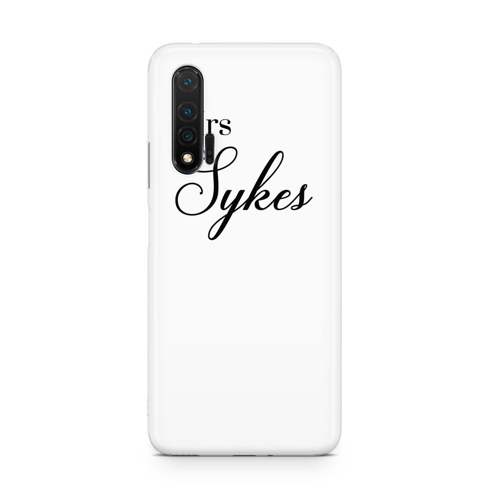 Personalised Wedding Name Mrs Huawei Nova 6 Phone Case