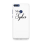 Personalised Wedding Name Mrs Huawei P Smart Case