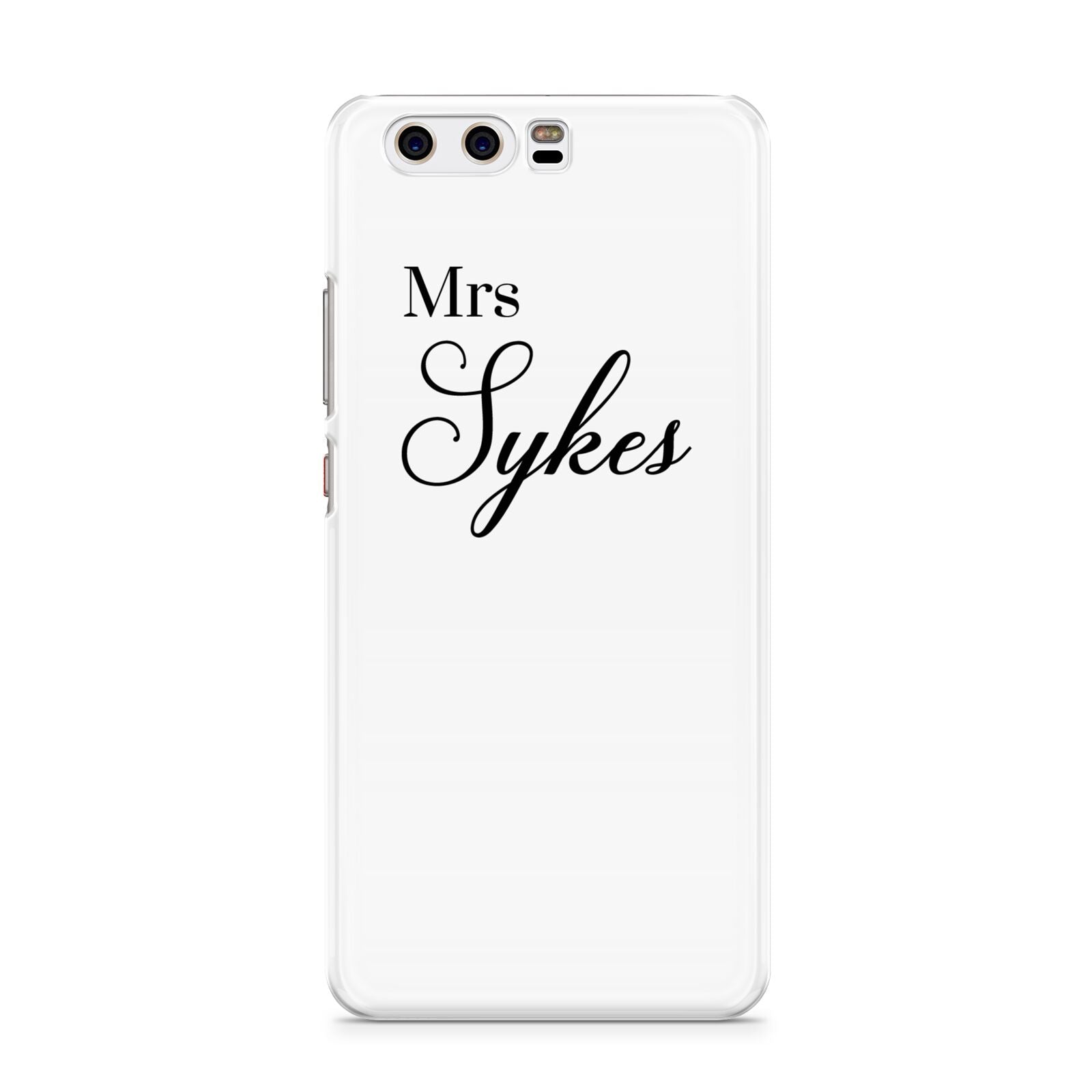 Personalised Wedding Name Mrs Huawei P10 Phone Case