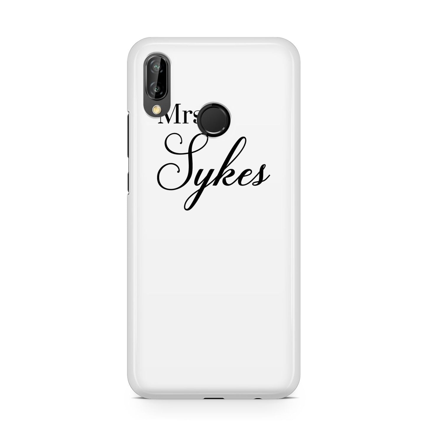 Personalised Wedding Name Mrs Huawei P20 Lite Phone Case