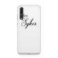 Personalised Wedding Name Mrs Huawei P20 Pro Phone Case