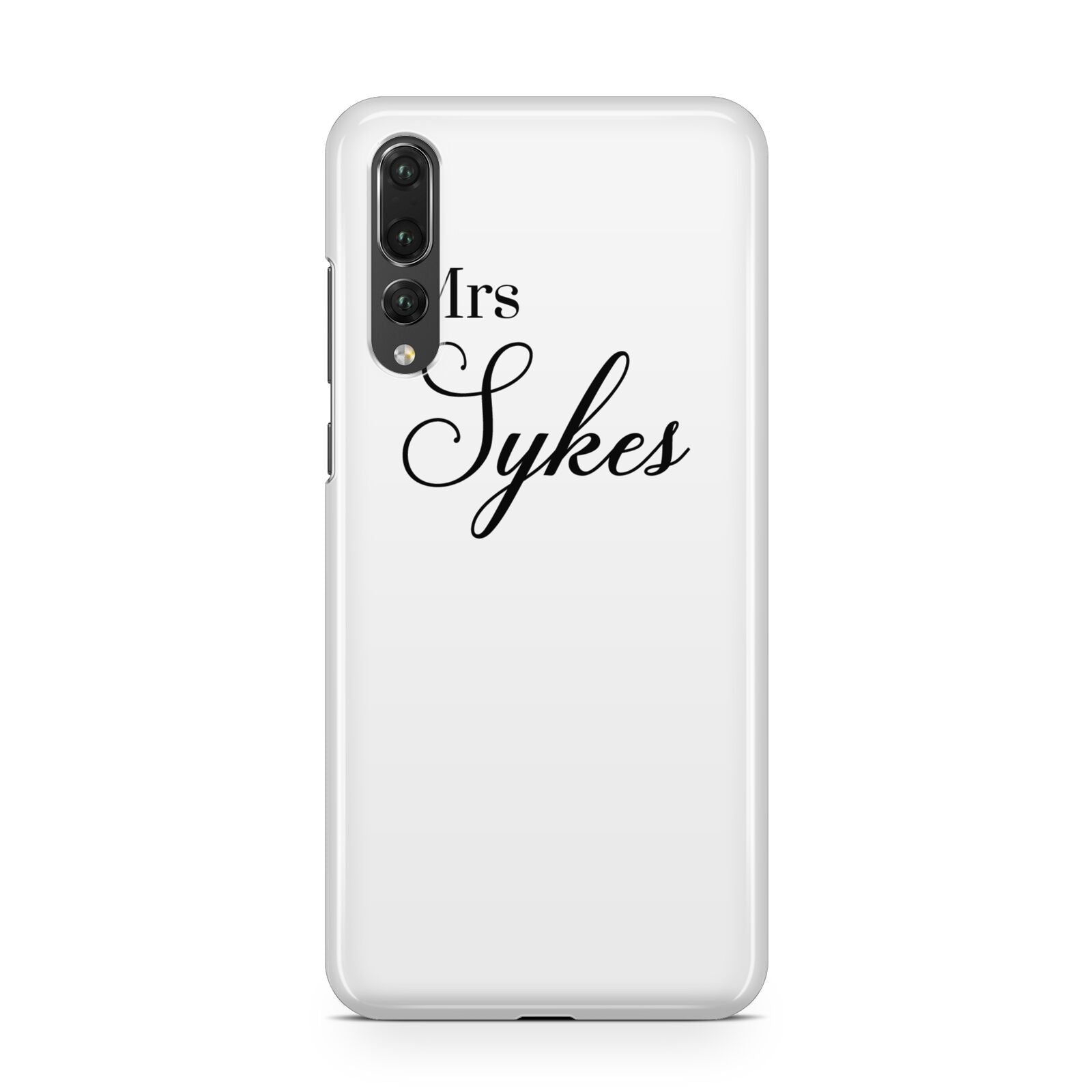 Personalised Wedding Name Mrs Huawei P20 Pro Phone Case