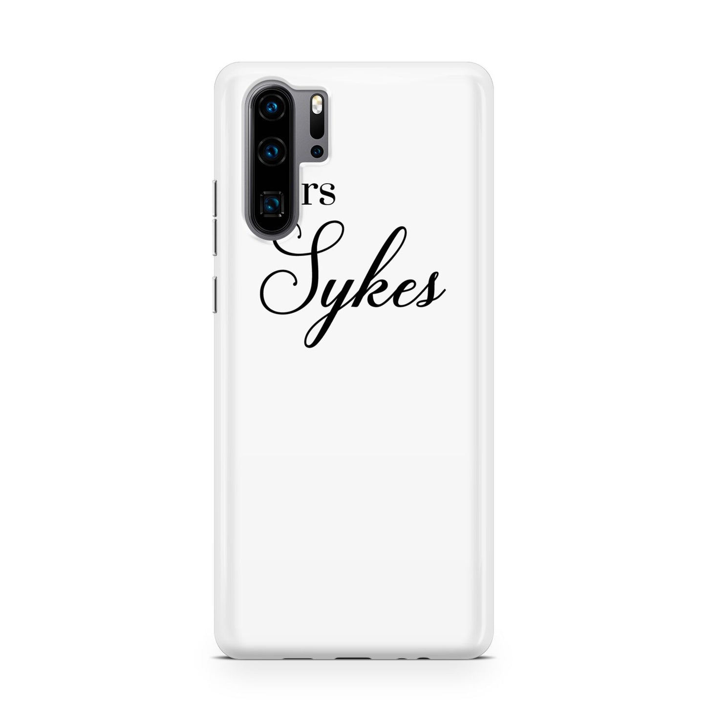 Personalised Wedding Name Mrs Huawei P30 Pro Phone Case