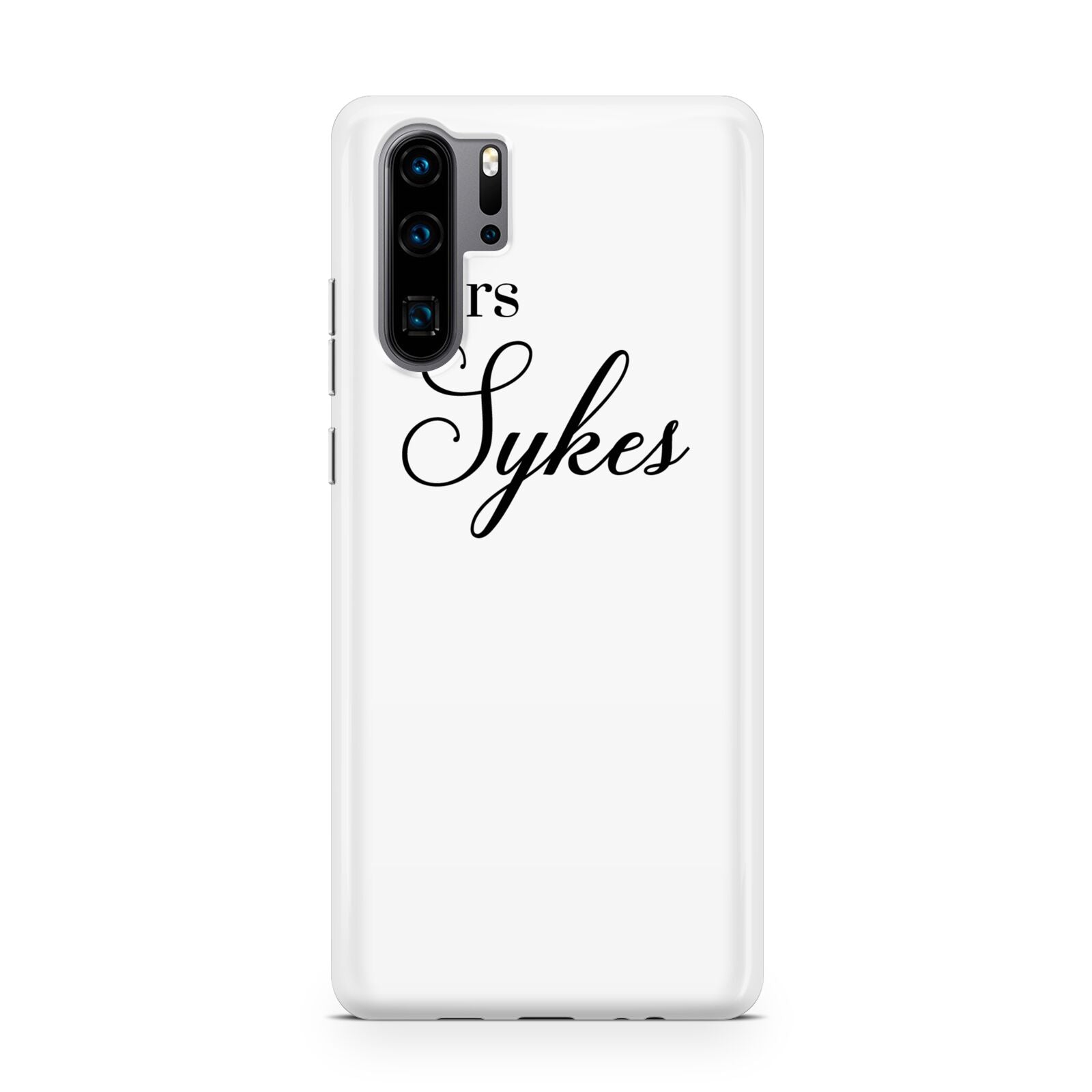Personalised Wedding Name Mrs Huawei P30 Pro Phone Case