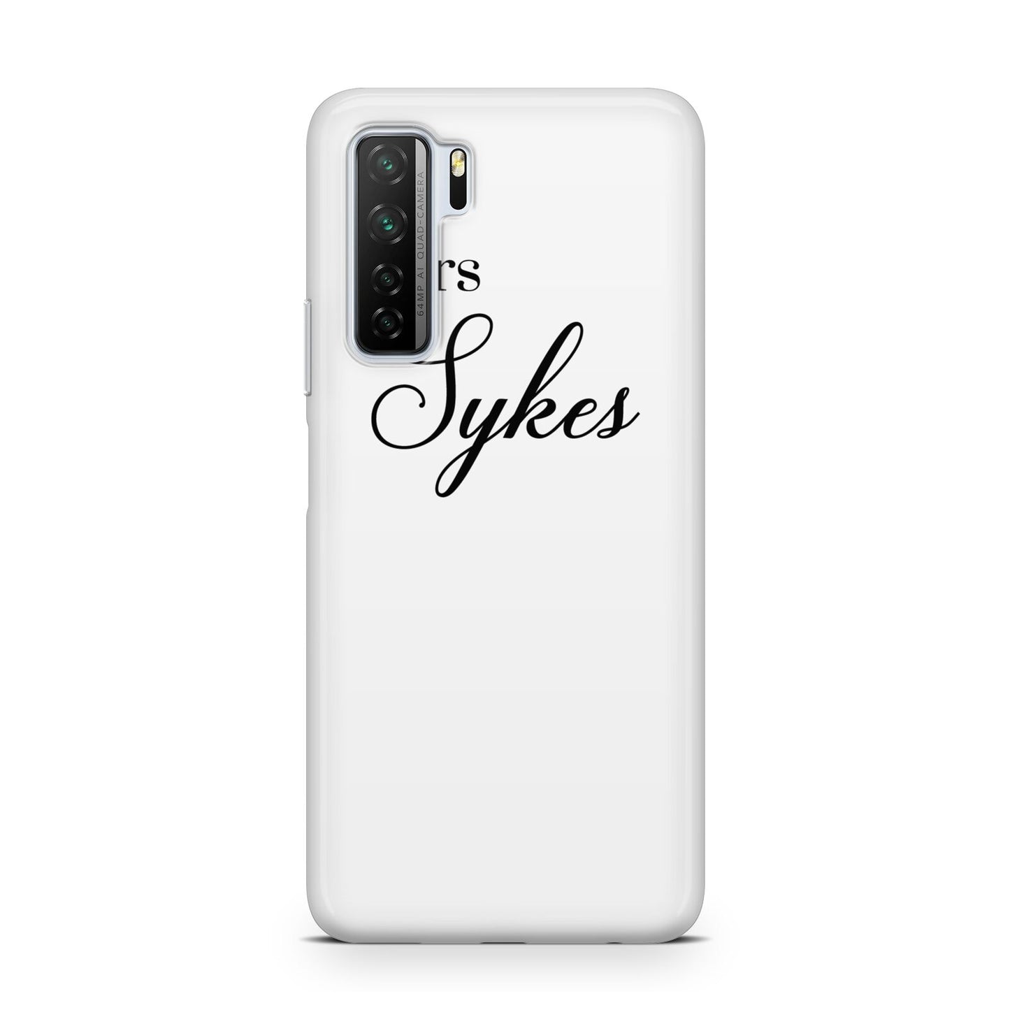 Personalised Wedding Name Mrs Huawei P40 Lite 5G Phone Case