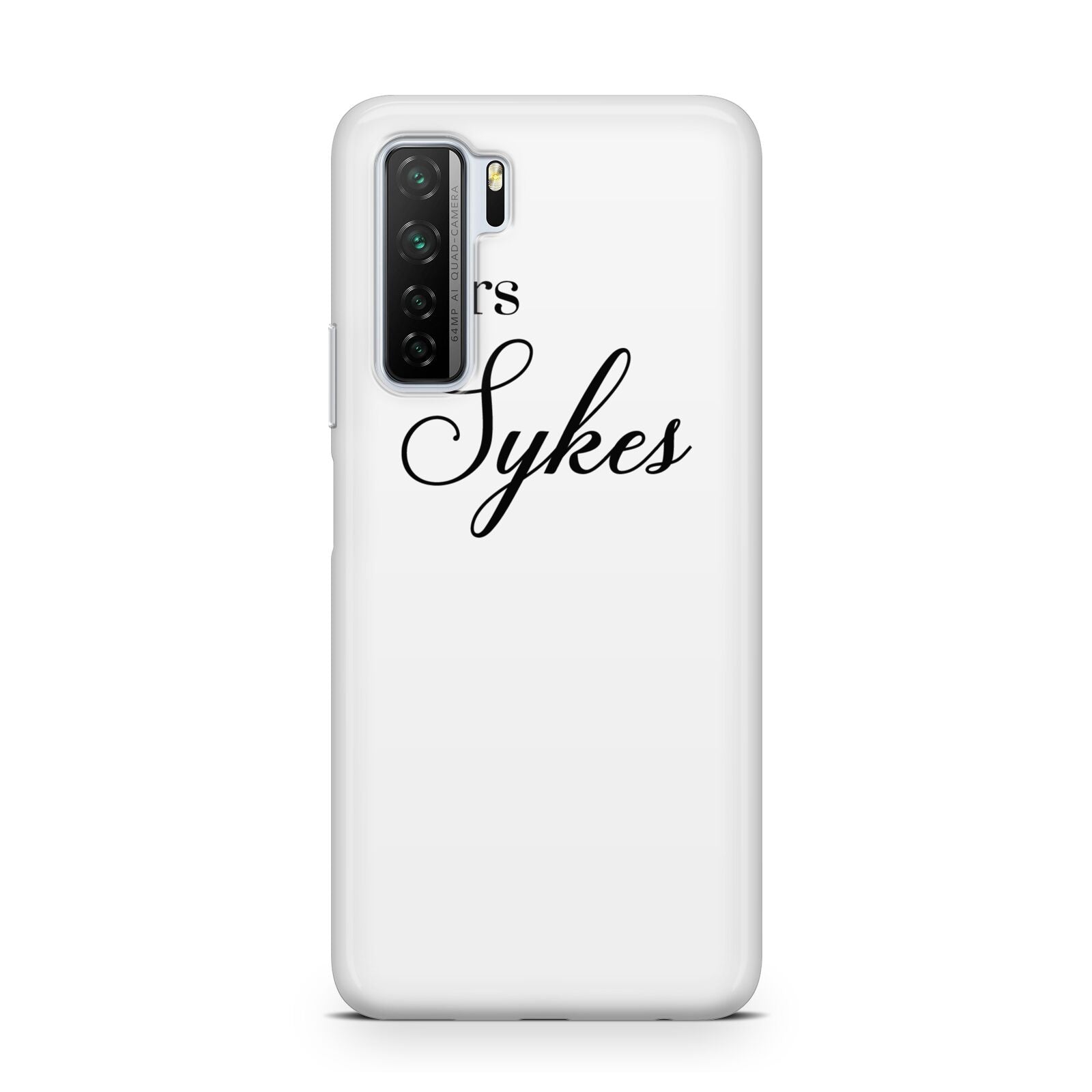 Personalised Wedding Name Mrs Huawei P40 Lite 5G Phone Case