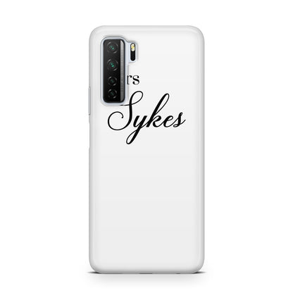 Personalised Wedding Name Mrs Huawei P40 Lite 5G Phone Case