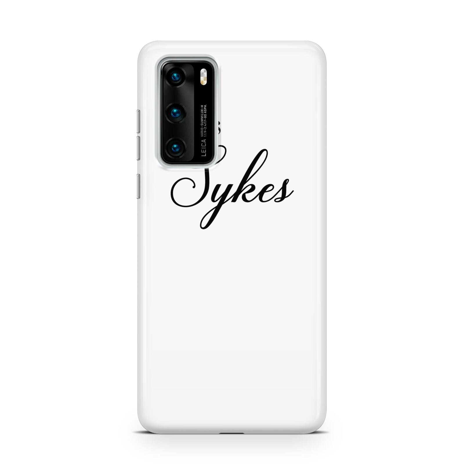 Personalised Wedding Name Mrs Huawei P40 Phone Case