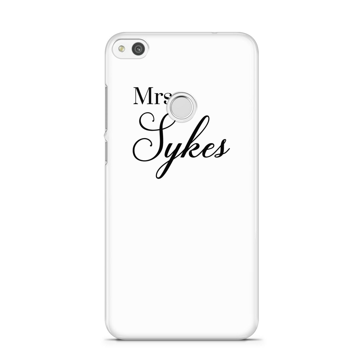 Personalised Wedding Name Mrs Huawei P8 Lite Case