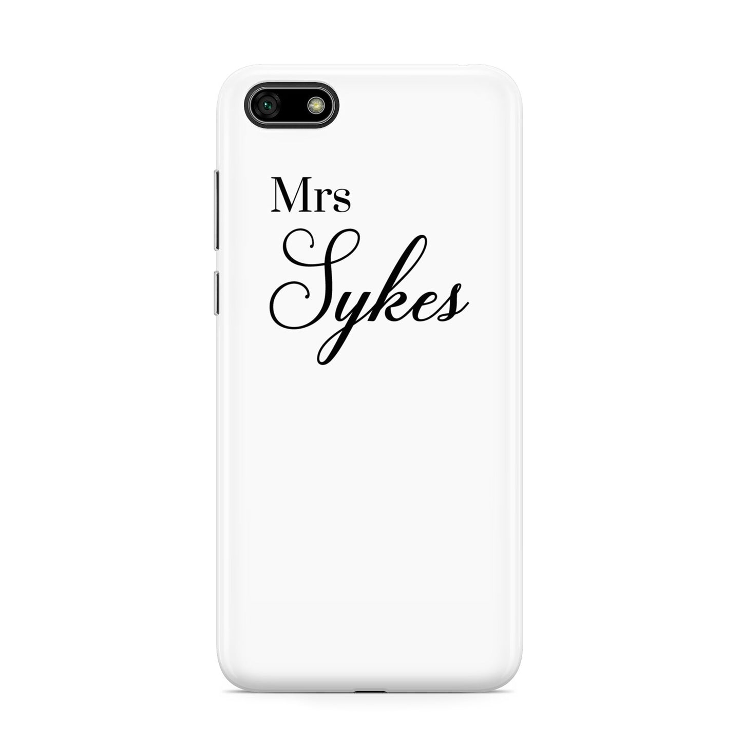 Personalised Wedding Name Mrs Huawei Y5 Prime 2018 Phone Case