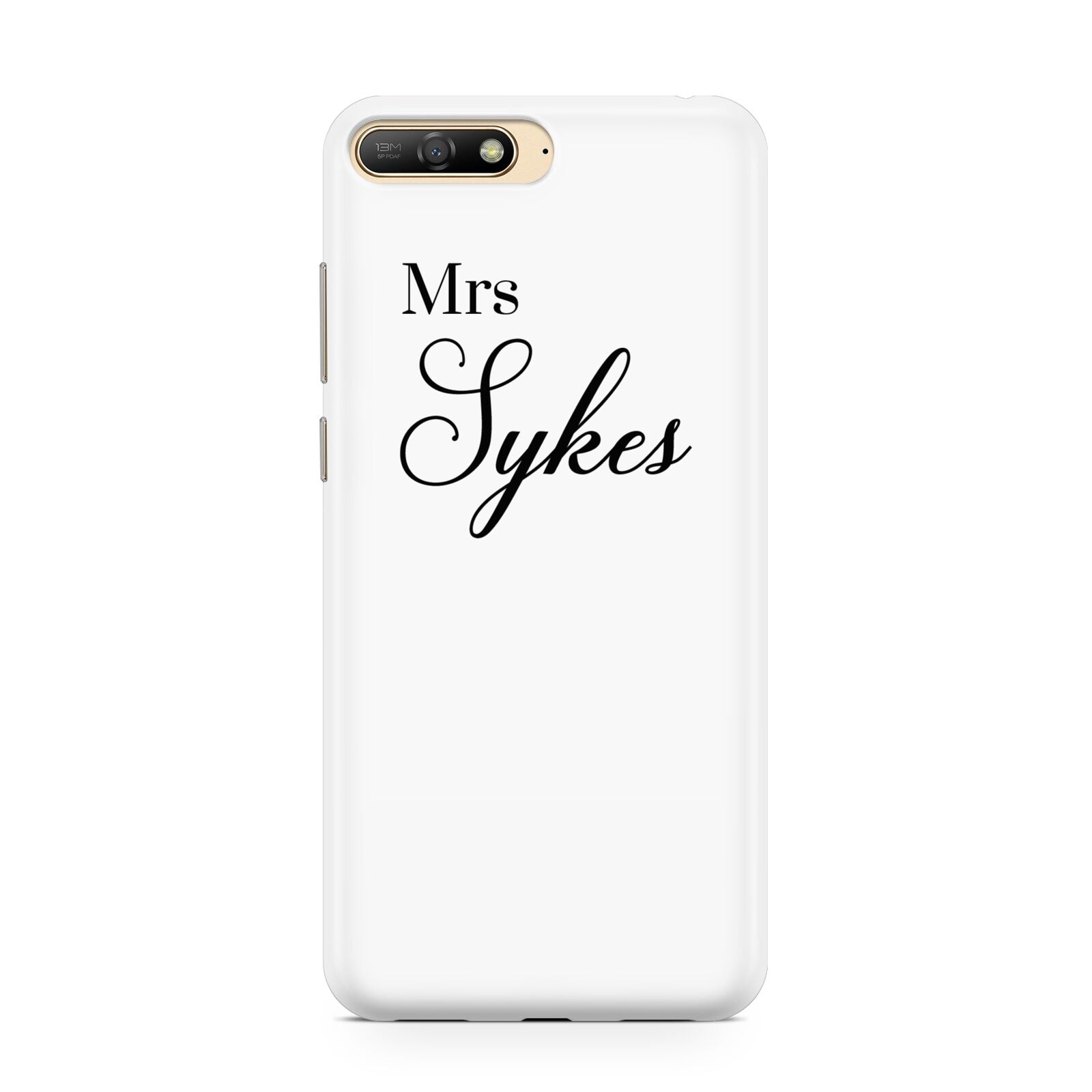 Personalised Wedding Name Mrs Huawei Y6 2018