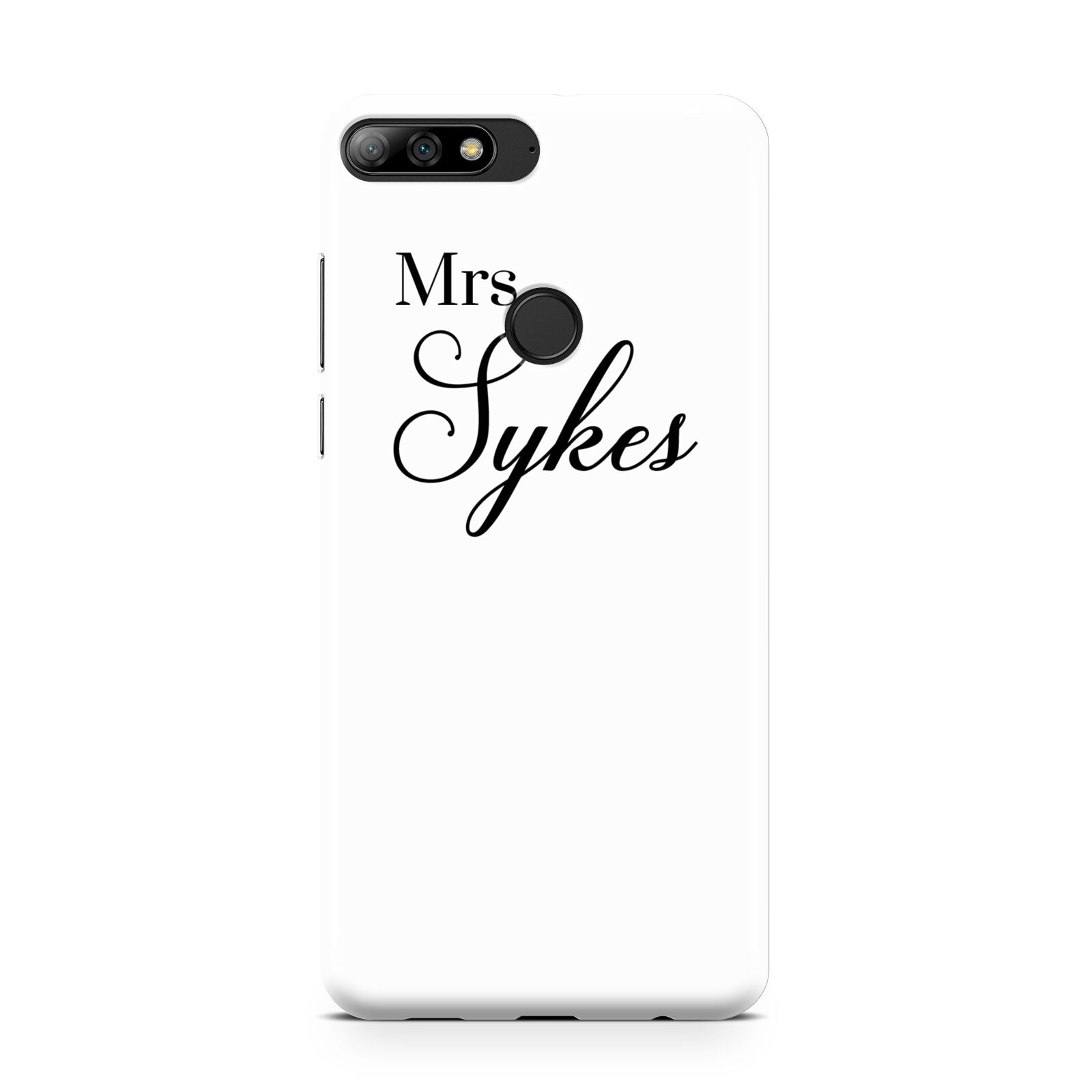 Personalised Wedding Name Mrs Huawei Y7 2018
