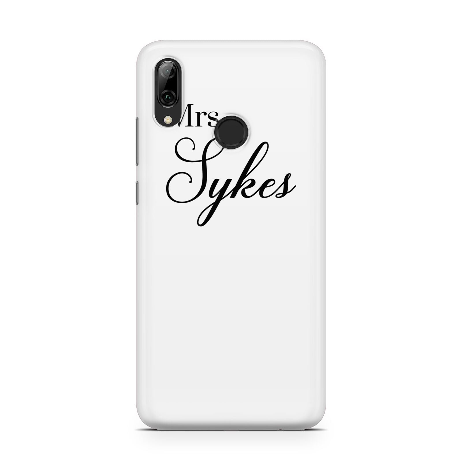 Personalised Wedding Name Mrs Huawei Y7 2019