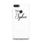 Personalised Wedding Name Mrs Huawei Y9 2018