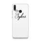 Personalised Wedding Name Mrs Huawei Y9 2019