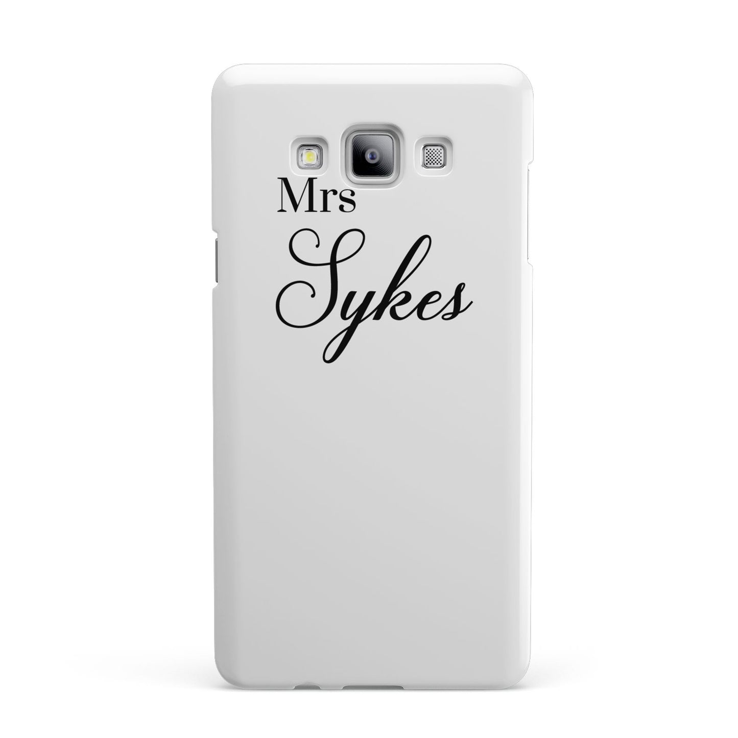 Personalised Wedding Name Mrs Samsung Galaxy A7 2015 Case