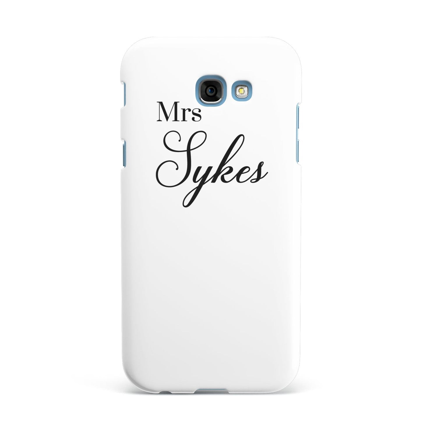 Personalised Wedding Name Mrs Samsung Galaxy A7 2017 Case