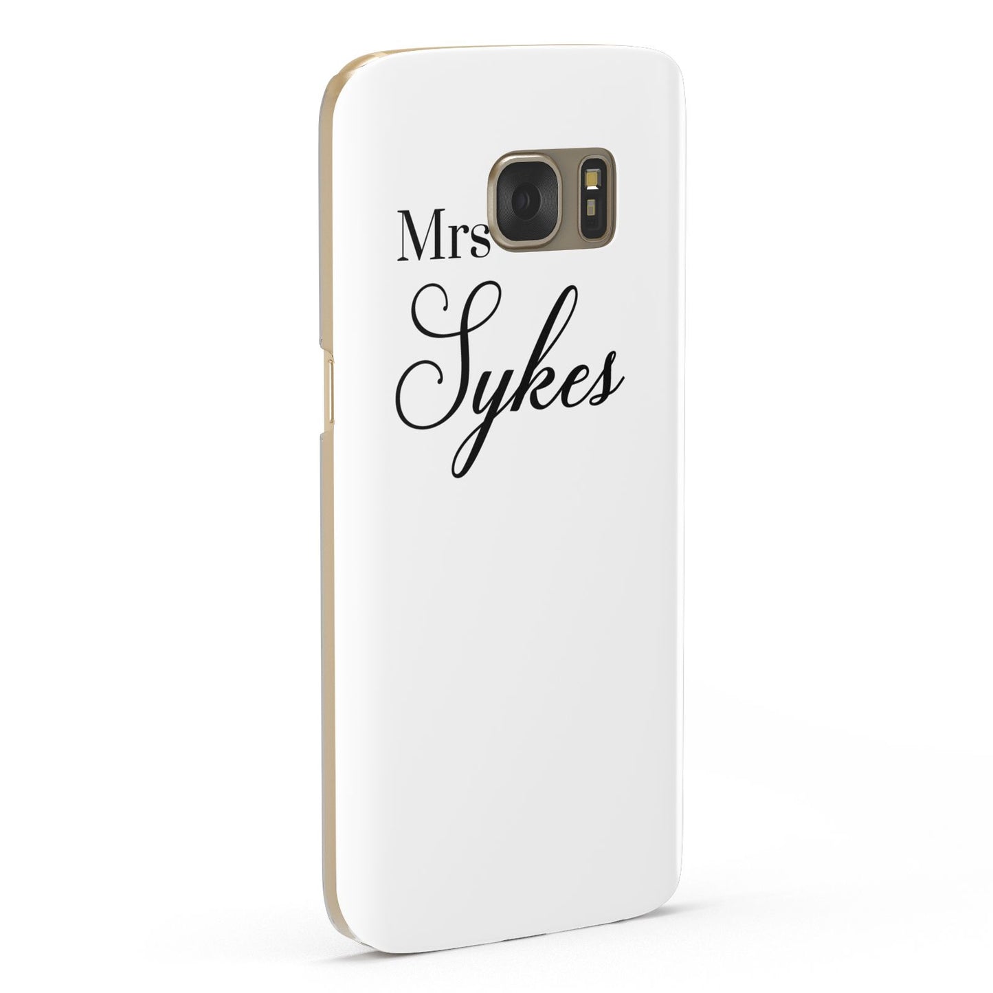 Personalised Wedding Name Mrs Samsung Galaxy Case Fourty Five Degrees