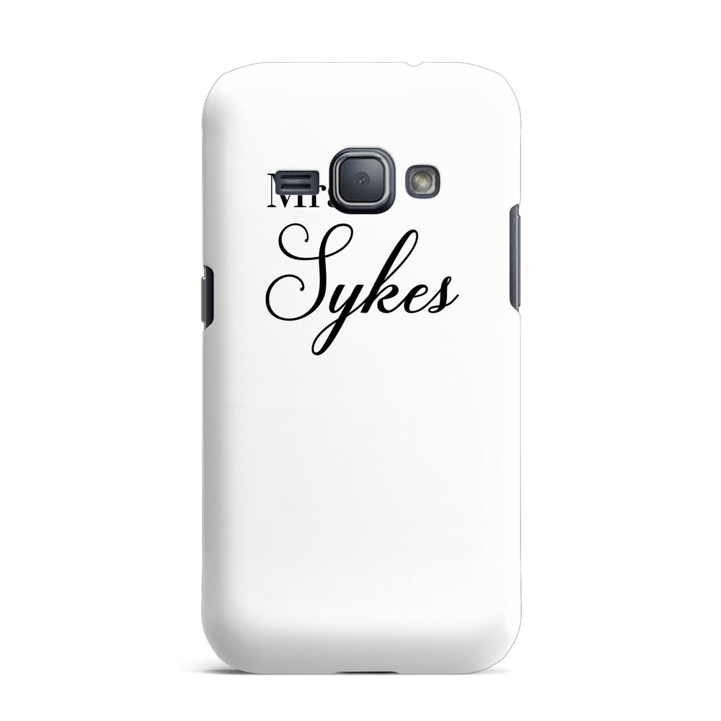 Personalised Wedding Name Mrs Samsung Galaxy J1 2016 Case