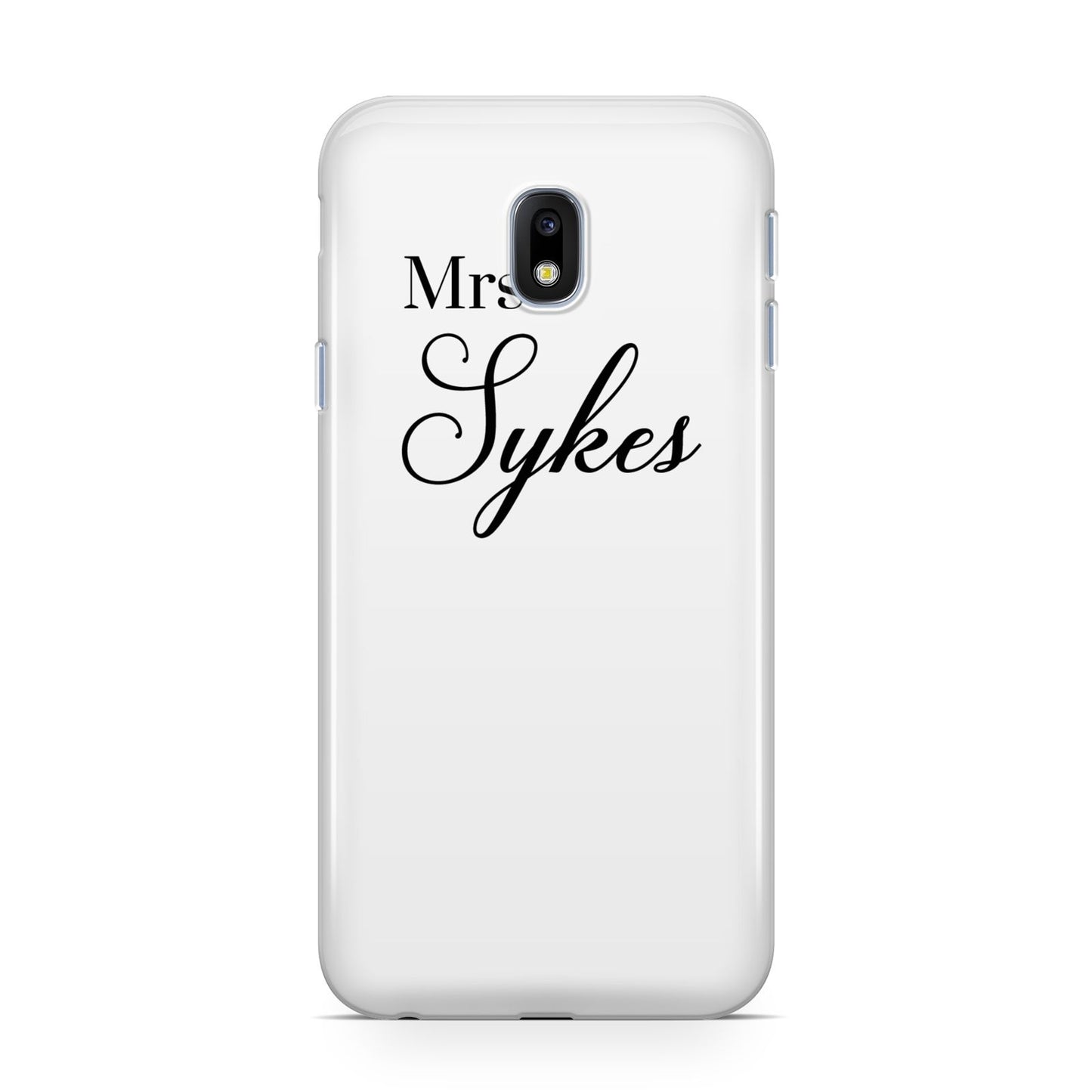 Personalised Wedding Name Mrs Samsung Galaxy J3 2017 Case