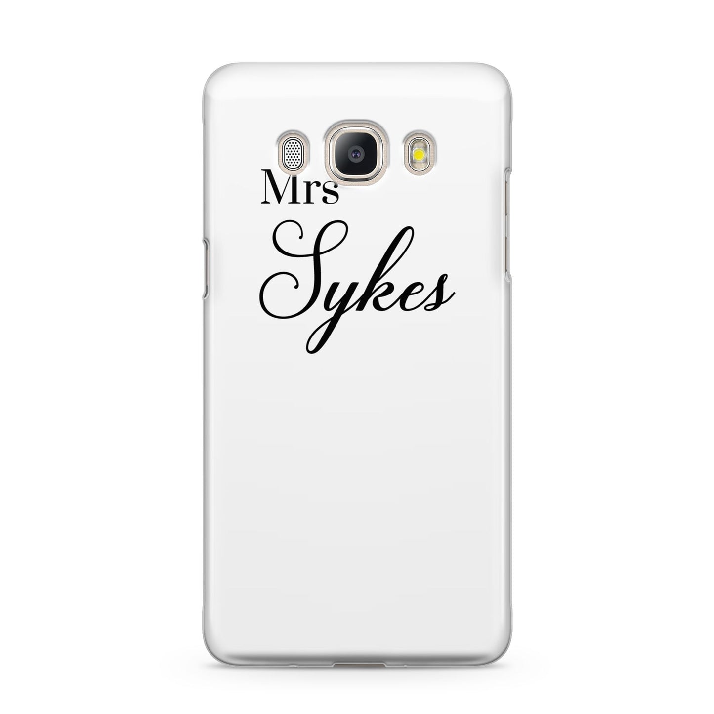 Personalised Wedding Name Mrs Samsung Galaxy J5 2016 Case