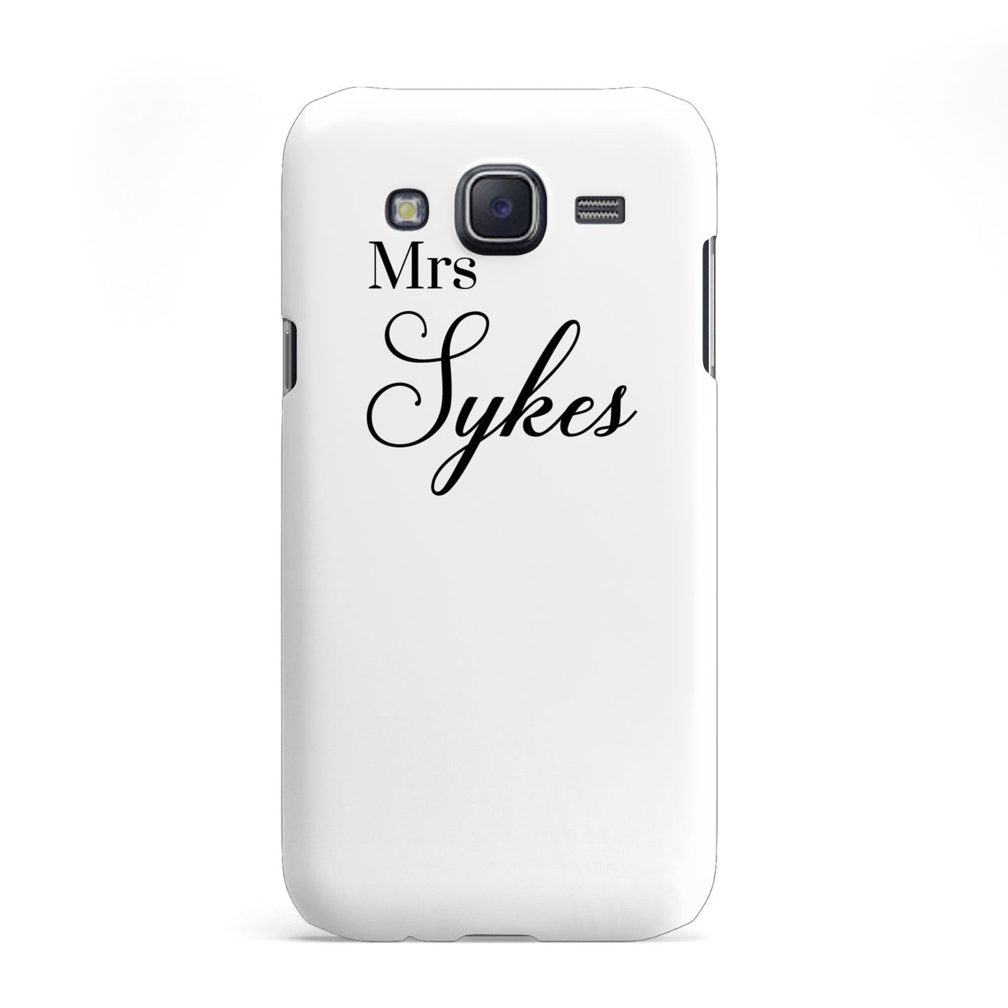 Personalised Wedding Name Mrs Samsung Galaxy J5 Case