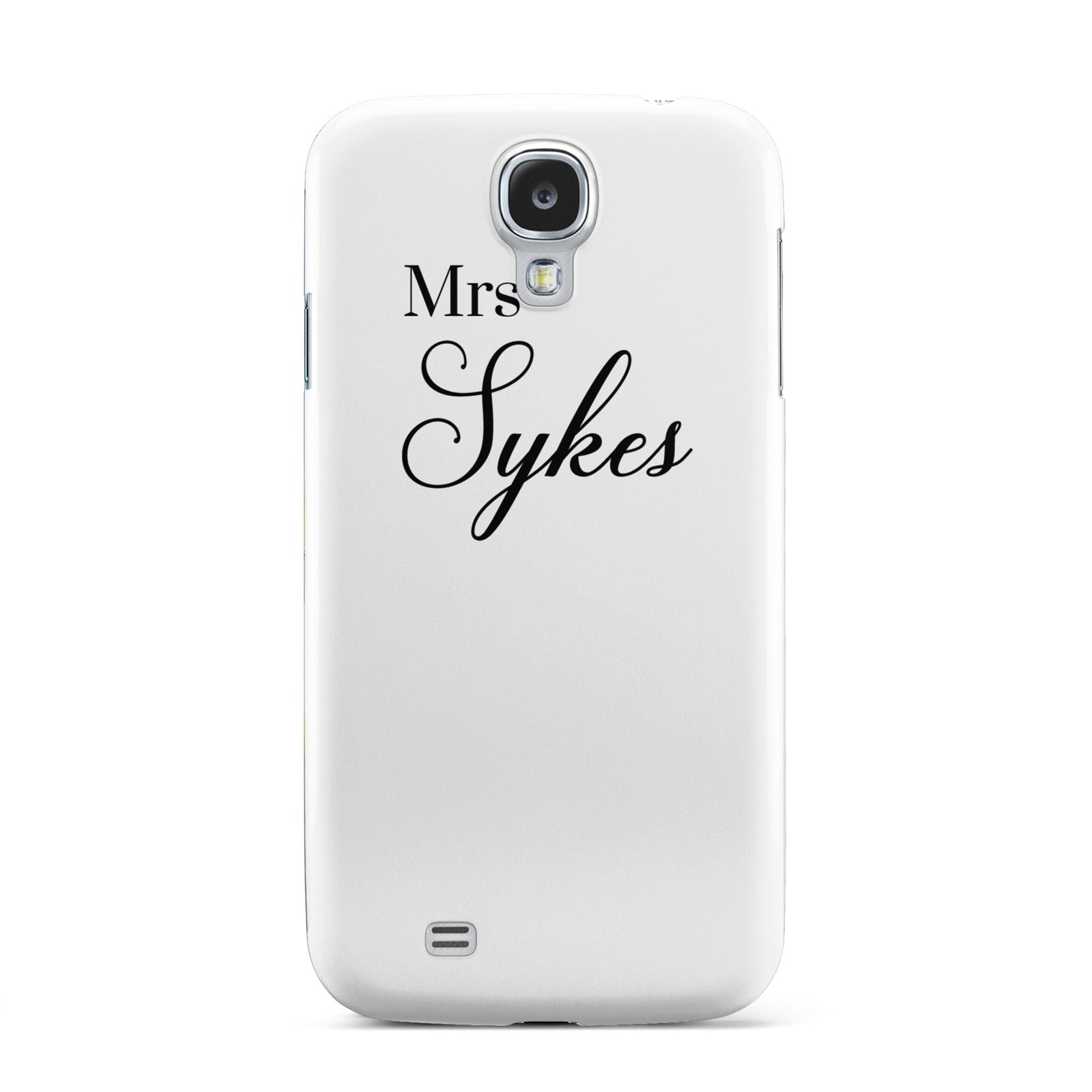 Personalised Wedding Name Mrs Samsung Galaxy S4 Case