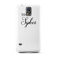 Personalised Wedding Name Mrs Samsung Galaxy S5 Case