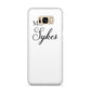 Personalised Wedding Name Mrs Samsung Galaxy S8 Plus Case