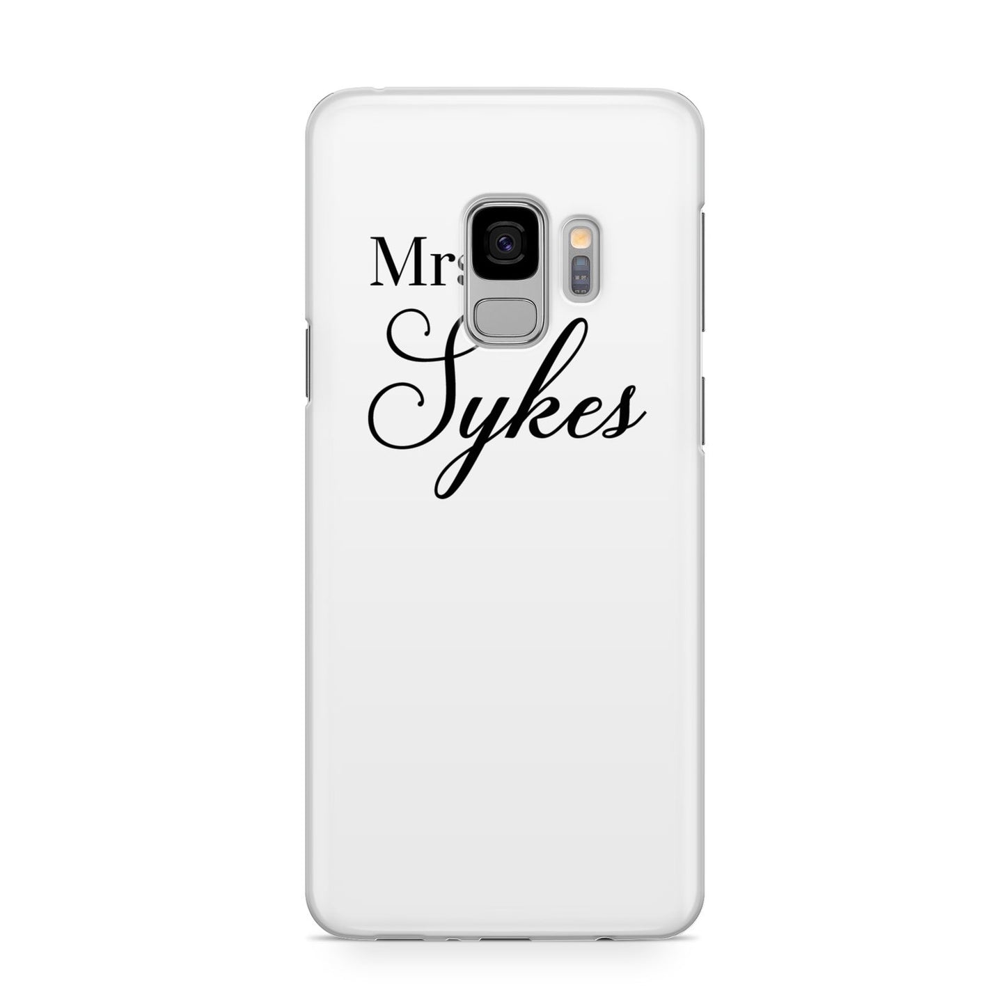 Personalised Wedding Name Mrs Samsung Galaxy S9 Case