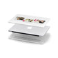 Personalised Wedding Photo Montage Apple MacBook Case in Detail