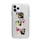 Personalised Wedding Photo Montage Apple iPhone 11 Pro Max in Silver with Bumper Case